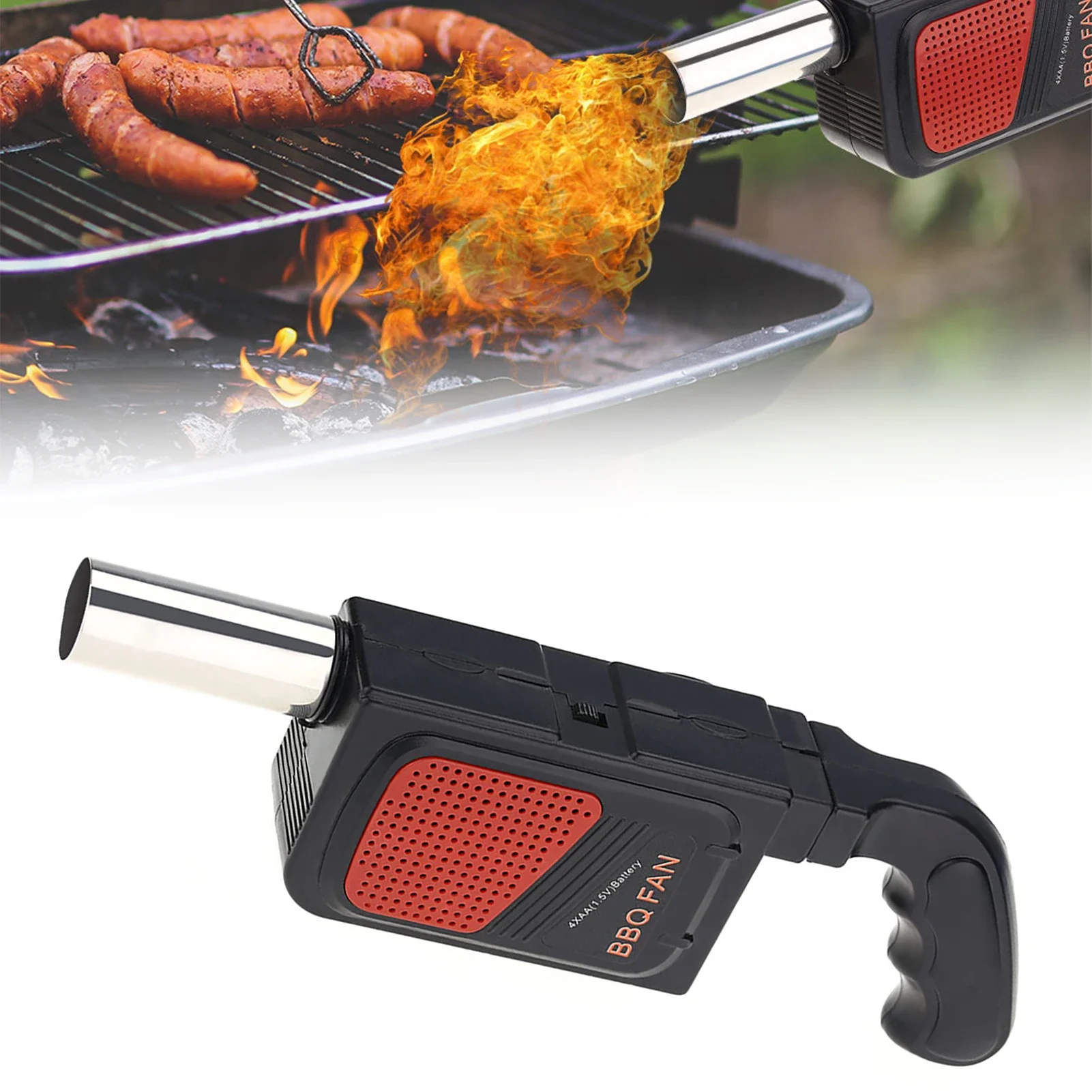 Kipas BBQ Elektrik Genggam Por - Outdoor Camping Cooking Set ulasan dan harga