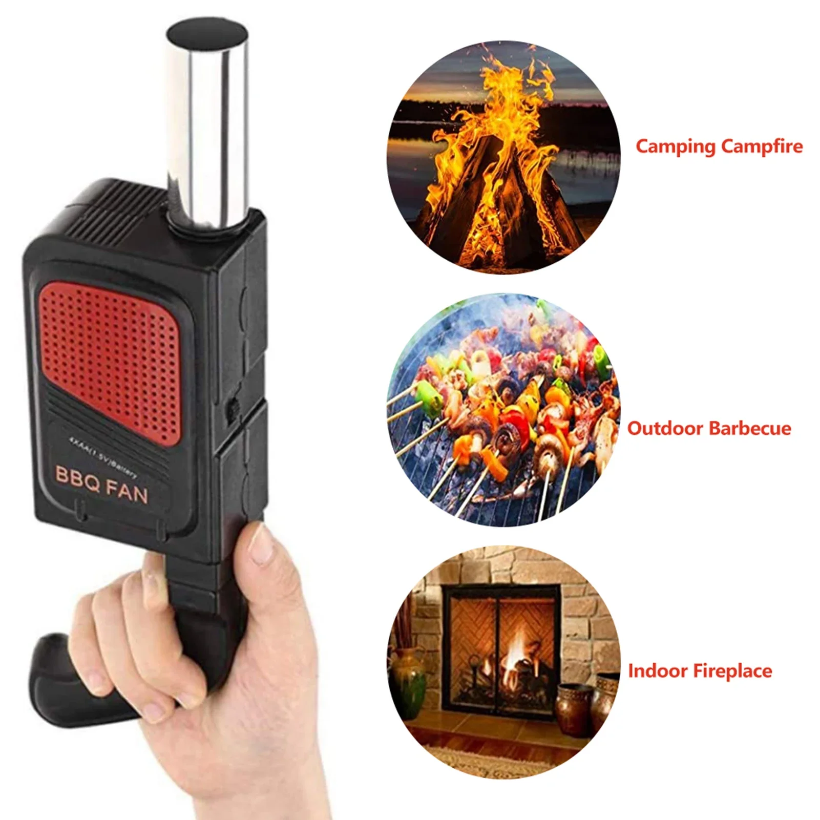 Kipas BBQ Elektrik Genggam Por - Outdoor Camping Cooking Set ulasan dan harga