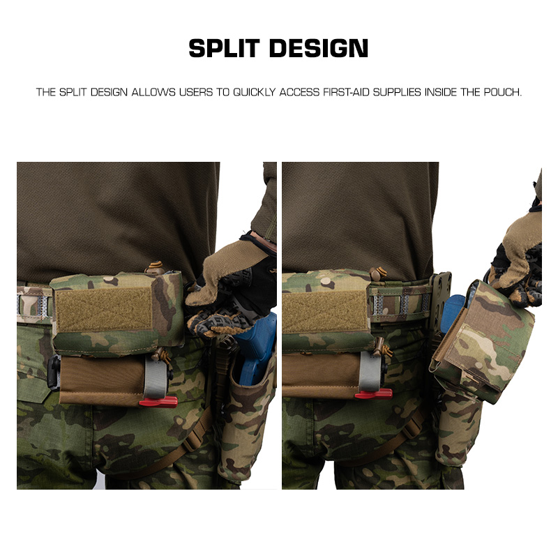 Tas Trauma Taktis Kompak MOLLE - First Aid Kit Camping ulasan dan harga